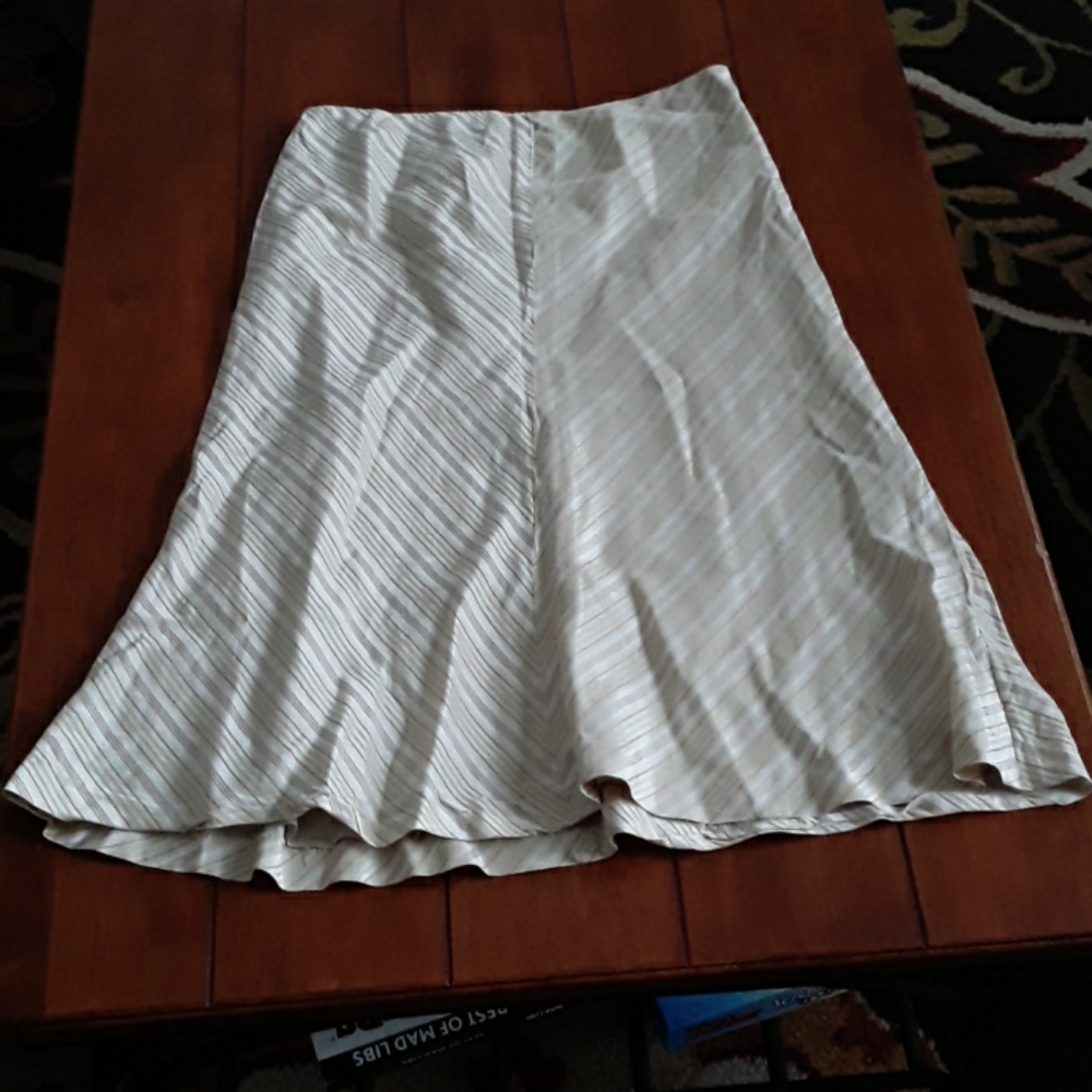 Vintage Banana republic silk chevron skirt vintage